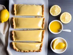 a golden, flaky pie crust with a sweet and tart filling of lemon custard. 