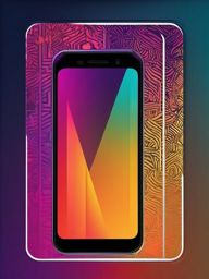 Cool Backgrounds for Phone - Sleek and Modern Phone Interface wallpaper splash art, vibrant colors, intricate patterns