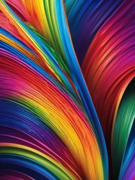 Rainbow Wallpapers - Vibrant Rainbow After the Rain  wallpaper style, intricate details, patterns, splash art, light colors