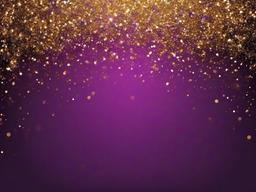 Purple Gold Glitter Background  