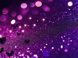 Purple Glitter Aesthetic Wallpaper  