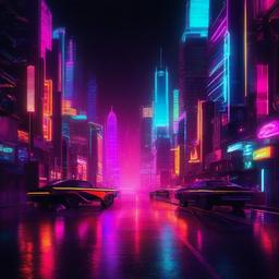 Neon Background Wallpaper - background neon city  