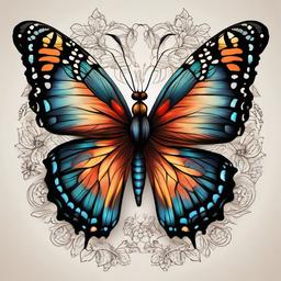 november butterfly tattoo  