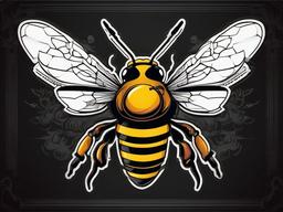 killer bee tattoo  vector tattoo design