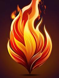 Flame clipart - animated flame effects  vector clipart