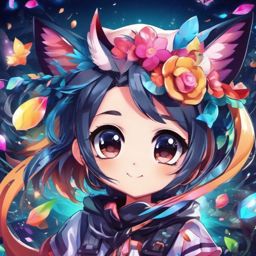 Gacha Background - Exciting Gacha Studio Adventures with Adorable Characters wallpaper, abstract art style, patterns, intricate