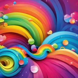 Rainbow Background Wallpaper - cute rainbow wallpapers  