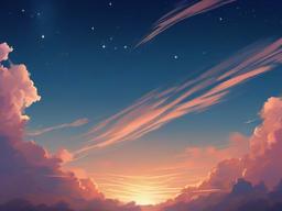 Sky Drawing Wallpaper  ,desktop background wallpaper