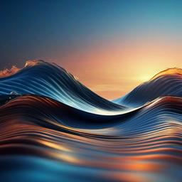 Wave Background Wallpaper - 3d wave background  