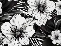 Flower Background Wallpaper - wallpaper black flowers  