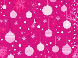 Cute Pink Christmas Wallpaper  