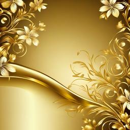 Gold Background Wallpaper - gold flower background  