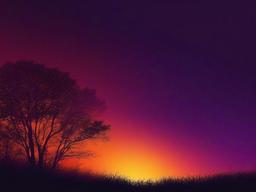 Sunset Wallpaper - Golden sky fading into dark purple.  sunset background