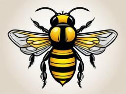 traditional bumble bee tattoo  vector tattoo design