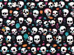 Cute Skull Wallpaper - Playful skulls with cute flair  ,desktop background wallpaper