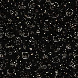 black wallpapers cute  