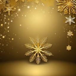 Christmas Background Wallpaper - gold snowflake background  