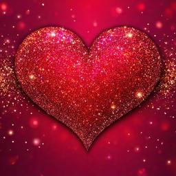 Heart Background Wallpaper - glitter heart background  