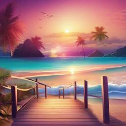 Beach Background Wallpaper - beach girly wallpaper  