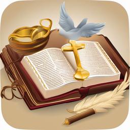 Bible clipart - Bible displayed at a baptism ceremony  