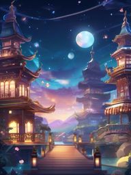 Gacha Background - Gacha Studio Adventures  wallpaper style, intricate details, patterns, splash art, light colors