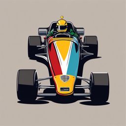 Dragster Car Speed Clipart - A dragster car built for speed.  color vector clipart, minimal style