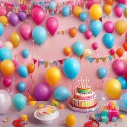 Birthday Background Wallpaper - 4th birthday backdrop  