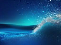 Ocean Glitter Background  