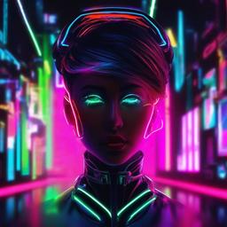 Neon Background Wallpaper - neon person wallpaper  