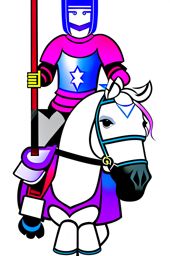 knight clipart - sir tristan, a chivalrous and heroic knight. 