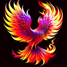 phoenix clipart - phaeton, a blazing and reborn phoenix. 