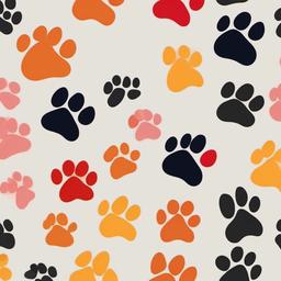 Cat Background Wallpaper - cat paw print wallpaper  