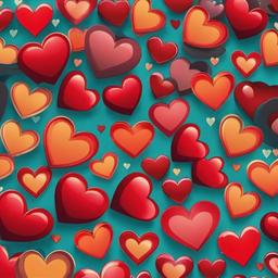 Heart Background Wallpaper - retro hearts wallpaper  