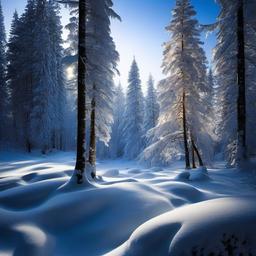 Snow Background Wallpaper - snow forest wallpaper  