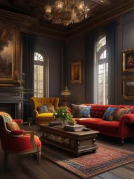 Old World European Charm - Add the charm of old-world European aesthetics to your living room. , living room decor ideas, multicoloured, photo realistic, hyper detail, high resolution,