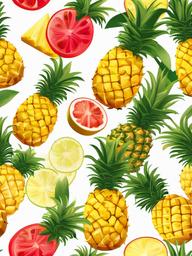 Pineapple clipart - pineapple in a fruit salad  clipart