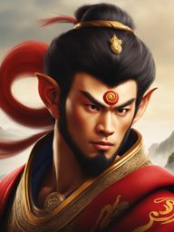 the monkey king - sun wukong, the mischievous and powerful hero of chinese epic 'journey to the west.' 