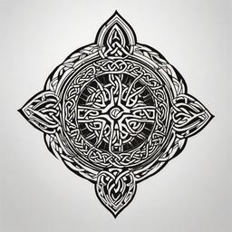 celtic tattoos for females  simple color tattoo,minimal,white background