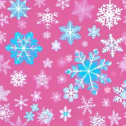 Snow Background Wallpaper - pink and blue snowflake background  