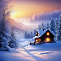 Winter background wallpaper - landscape winter wallpaper  