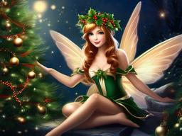 Christmas Fairy Wallpaper  