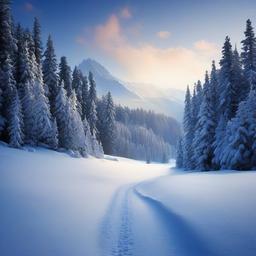 Snow Background Wallpaper - desktop background winter scene  