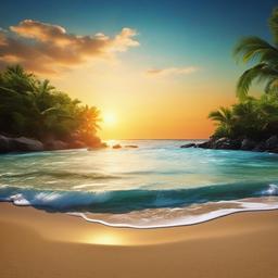 Beach background - free beach background pictures  