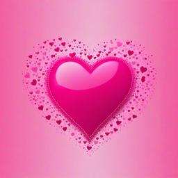 Heart Background Wallpaper - heart background aesthetic pink  