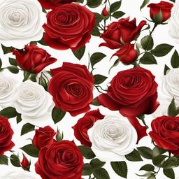 Red Background Wallpaper - white background with red roses  