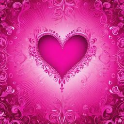 Pink Heart Wallpaper - Lovely Pink Hearts Pattern  intricate patterns, splash art, wallpaper art