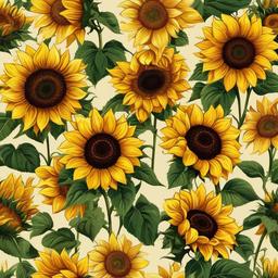 Sunflower Background Wallpaper - sunflower cute wallpaper  