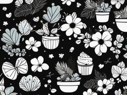 Cute Aesthetic Wallpaper Black  ,desktop background wallpaper