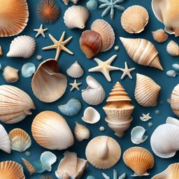 Beach Background Wallpaper - beach seashell background  