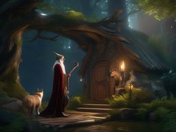Eldarin Silverleaf, an elf druid with the ability to speak to animals detailed matte painting, deep color, fantastical, intricate detail, splash screen, complementary colors, fantasy concept art, 8k resolution trending on artstation unreal engine 5